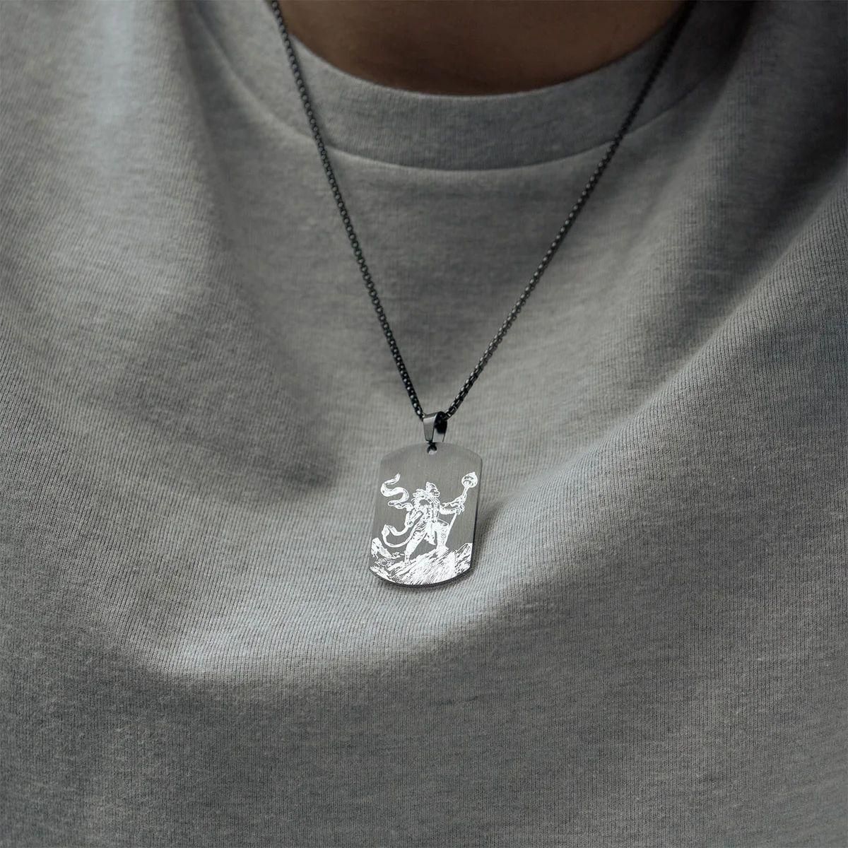 Protector Hanuman Pendant with Chain